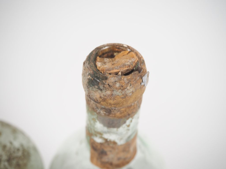 2 BOUTEILLES CHÂTEAU D'YQUEM 1er CCS SAUTERNES - 1913 - GRANDE VIDANGE
