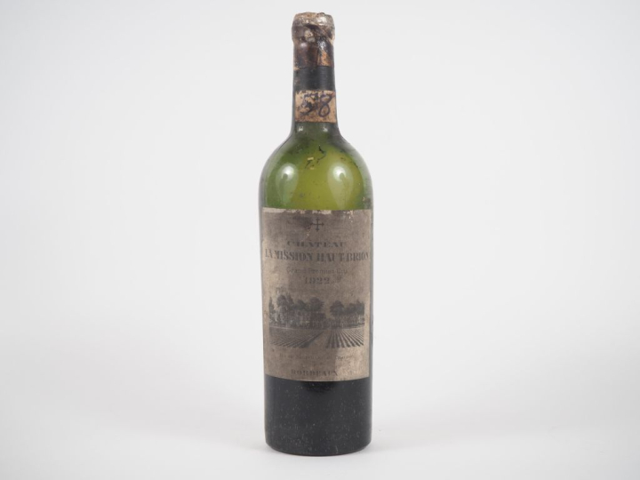 1 BOUTEILLE CHÂTEAU LA MISSION HAUT BRION 1er CC GRAVES - 1922 - GRAND