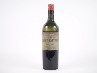 Vente aux enchères 1 BOUTEILLE CHÂTEAU BRANE CANTENAC MÉDOC - 1924 - VIDANGE/CAPSULE CORR