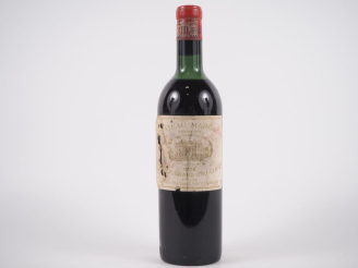 Vente aux enchères 1 BOUTEILLE CHÂTEAU MARGAUX 1er GCC MARGAUX - 1956 - HEP/EA