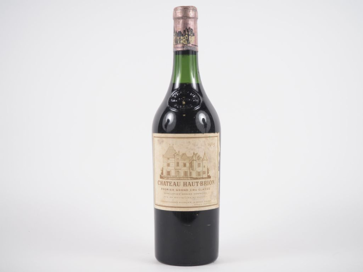 1 BOUTEILLE CHÂTEAU HAUT BRION 1er GCC GRAVES - 1965 - 3,5 CM/ETLA