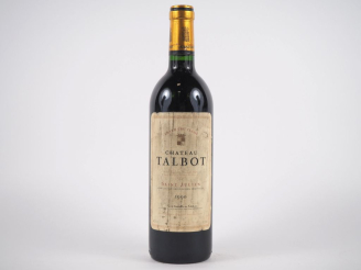 Vente aux enchères 1 BOUTEILLE CHÂTEAU TALBOT GCC ST JULIEN - 1990 - ELS