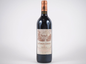 Vente aux enchères 1 BOUTEILLE LES TOURELLES DE LONGUEVILLE PAUILLAC - 2000