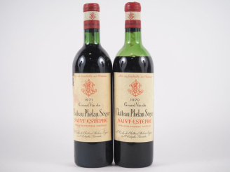 Vente aux enchères 2 BOUTEILLES CHÂTEAU PHÉLAN SÉGUR ST ESTÈPHE : 1 de 1970 BEP - 1 de 19