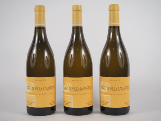 Vente aux enchères 3 BOUTEILLES MACON MILLY LAMARTINE LES HERITIERS DU COMTE LAFON - 2021