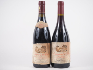 Vente aux enchères 2 BOUTEILLES DOMAINE FRANCOIS BUFFET 1999 : 1 VOLNAY 1er CRU 'CLOS DE 