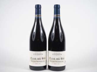 Vente aux enchères 2 BOUTEILLES BEAUNE 1er CRU 'CLOS DU ROI' DOMAINE CHANSON - 2019 