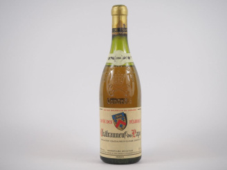 Vente aux enchères 1 BOUTEILLE CHÂTEAUNEUF DU PAPE BLANC 'CUVÉE DES FÉLIBRES' DOMAINE DE 