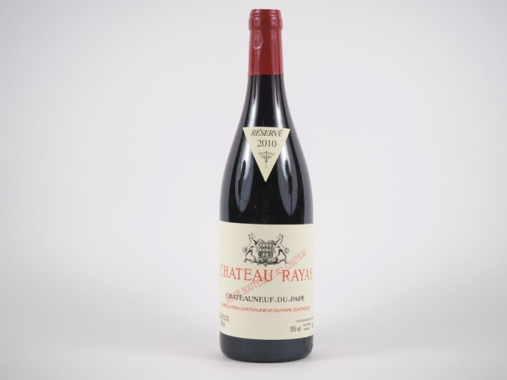 1 BOUTEILLE CHÂTEAU RAYAS CHÂTEAUNEUF DU PAPE - 2010 - ETIQUETTE TRÈS 