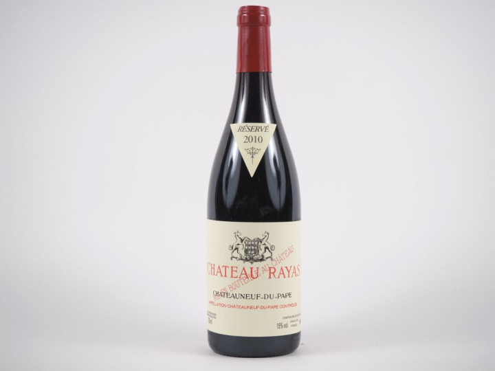 1 BOUTEILLE CHÂTEAU RAYAS CHÂTEAUNEUF DU PAPE - 2010 - ETIQUETTE TRÈS 