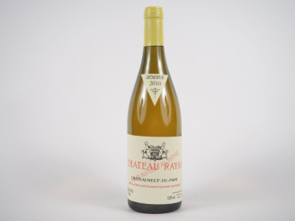 Vente aux enchères 1 BOUTEILLE CHÂTEAU RAYAS BLANC CHÂTEAUNEUF DU PAPE - 2010