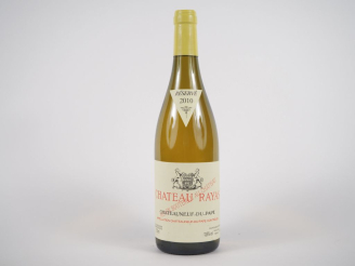 Vente aux enchères 1 BOUTEILLE CHÂTEAU RAYAS BLANC CHÂTEAUNEUF DU PAPE - 2010