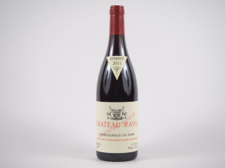 Vente aux enchères 1 BOUTEILLE CHÂTEAU RAYAS CHÂTEAUNEUF DU PAPE - 2011 - ETIQUETTE TRÈS 