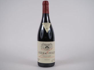 Vente aux enchères 1 BOUTEILLE CHÂTEAU DE FONSALETTE CÔTES DU RHÔNE - 2011 - ETIQUETTE TR