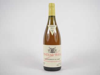 Vente aux enchères 1 BOUTEILLE CHÂTEAU RAYAS BLANC CHÂTEAUNEUF DU PAPE - 2011