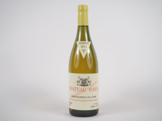 Vente aux enchères 1 BOUTEILLE CHÂTEAU RAYAS BLANC CHÂTEAUNEUF DU PAPE - 2011