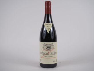 Vente aux enchères 1 BOUTEILLE CHÂTEAU DE FONSALETTE CÔTES DU RHÔNE - 2012 