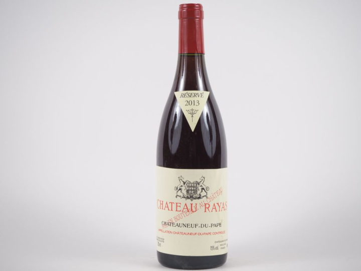 1 BOUTEILLE CHÂTEAU RAYAS CHÂTEAUNEUF DU PAPE - 2013 - ETIQUETTE TRÈS 