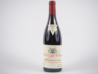 Vente aux enchères 1 BOUTEILLE CHÂTEAU RAYAS CHÂTEAUNEUF DU PAPE - 2014