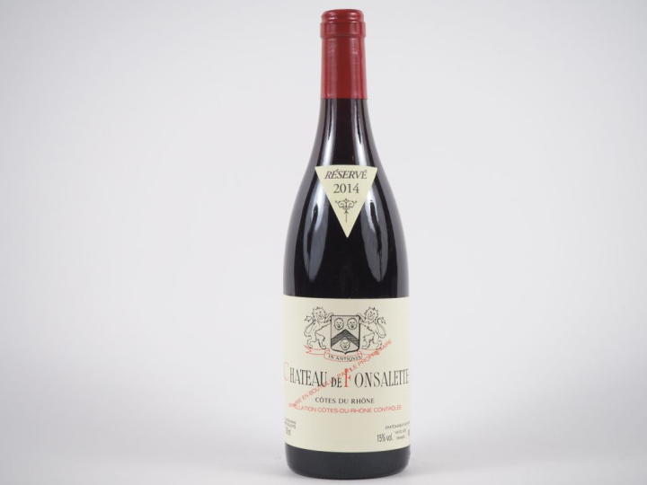 1 BOUTEILLE CHÂTEAU DE FONSALETTE CÔTES DU RHÔNE - 2014