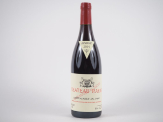 Vente aux enchères 1 BOUTEILLE CHÂTEAU RAYAS CHÂTEAUNEUF DU PAPE - 2014 - ETIQUETTE TRÈS 