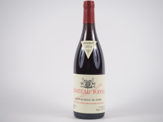 Vente aux enchères 1 BOUTEILLE CHÂTEAU RAYAS CHÂTEAUNEUF DU PAPE - 2014 - ETIQUETTE TRÈS 