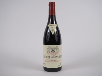 Vente aux enchères 1 BOUTEILLE CHÂTEAU DE FONSALETTE CÔTES DU RHÔNE - 2014 