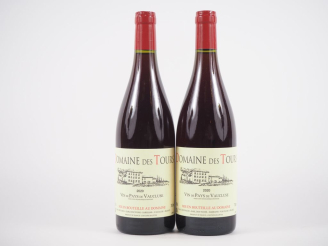 Vente aux enchères 2 BOUTEILLES CHÂTEAU DES TOURS CÔTES DU RHÔNE EMMANUEL REYNAUD - 2020