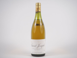Vente aux enchères 1 BOUTEILLE SAINT JOSEPH BLANC JEAN LOUIS GRIPPAT - NM/4 CM/CAPSULE TR