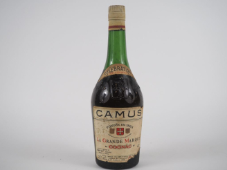 Vente aux enchères 1 VIEILLE BOUTEILLE COGNAC CAMUS LA GRANDE MARQUE 'CELEBRATION' ELA