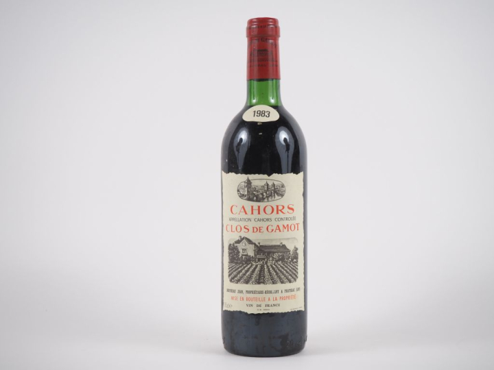 1 BOUTEILLE CLOS DE GAMOT CAHORS - 1983 - BG