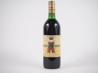 Vente aux enchères 1 BOUTEILLE CHÂTEAU PRADEAUX BANDOL - 1983 - BG