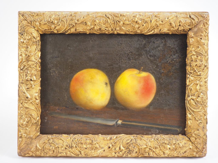 2 différents tableautins "paysage"  Huiles sur carton Dim. 17,5 x 27 c