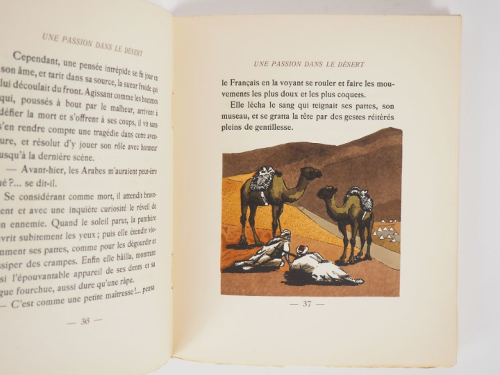 BALZAC (H. de). UNE PASSION DANS LE DÉSERT. P., Éditions Valère, 1938.