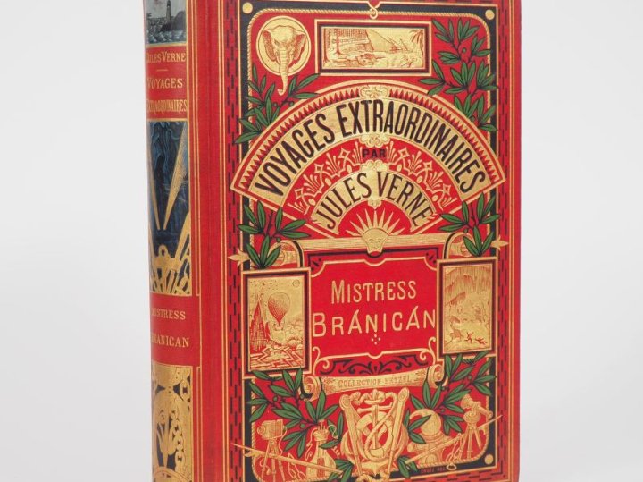 VERNE (Jules). MISTRESS BRANICAN.	 Paris, Hetzel, [1905-1914]. Grand i