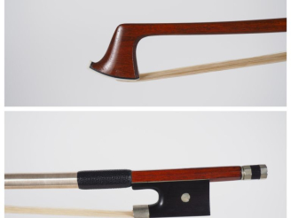 Vente aux enchères Archet de violon 	fait par Jean-Joseph Martin vers 1900 en pernambouc 