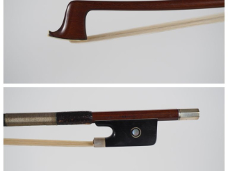 Vente aux enchères Bel archet de violon	 fait par L. Morizot frères en pernambouc monté a