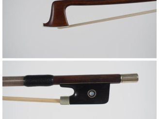 Vente aux enchères Bel archet de violon	 fait par Emile François Ouchard monté maillechor