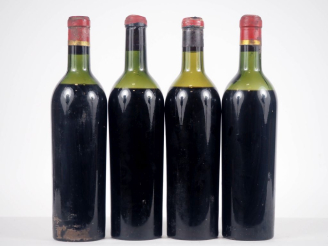 Vente aux enchères 4 BOUTEILLES CHÂTEAU JUNAYME CANON FRONSAC - 1953 - 1 MEP-BEP/2 BEP/1 