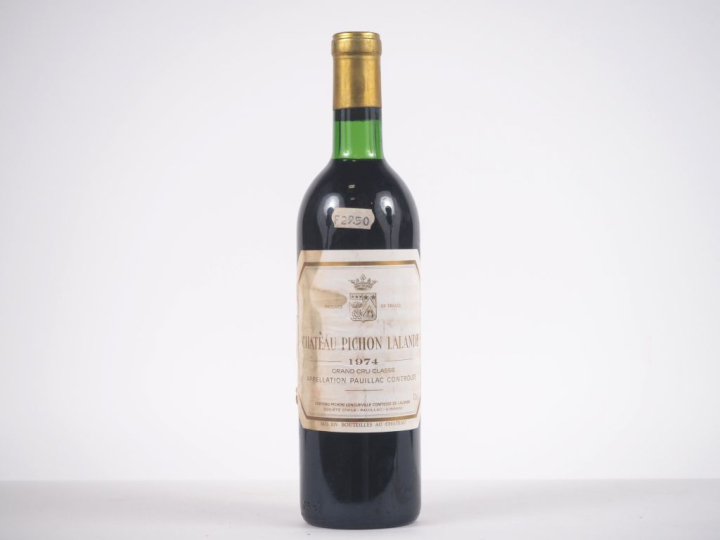 1 BOUTEILLE CHÂTEAU PICHON LALANDE GCC PAUILLAC - 1974 - BG/ET 