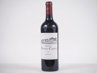 Vente aux enchères 1 BOUTEILLE CHÂTEAU PONTET CANET GCC PAUILLAC - 2013