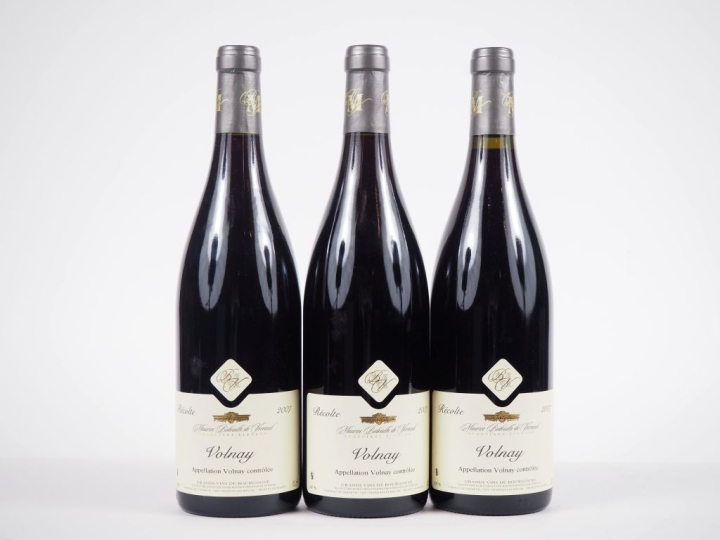 3 BOUTEILLES VOLNAY MAURICE BIDOUILH DE VERNEUIL - 2007