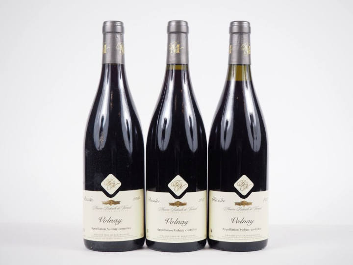 3 BOUTEILLES VOLNAY MAURICE BIDOUILH DE VERNEUIL - 2007