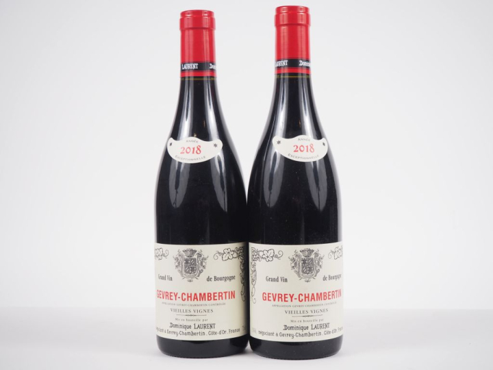 2 BOUTEILLES GEVREY CHAMBERTIN "VIEILLES VIGNES" DOMINIQUE LAURENT - 2