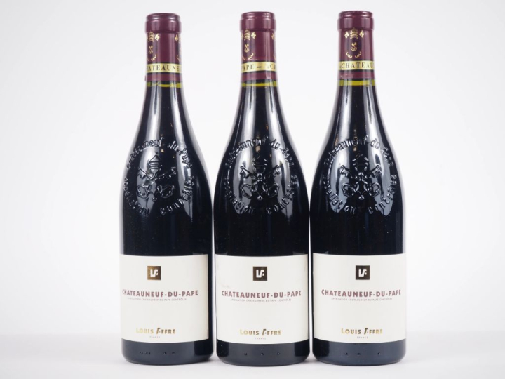 3 BOUTEILLES CHÂTEAUNEUF DU PAPE LOUIS AFFRE - 2009
