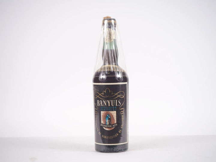 1 VIEILLE BOUTEILLE BANYULS DOMINICAIN "DOM PRIEUR MAJOR" GRANDE RÉSER