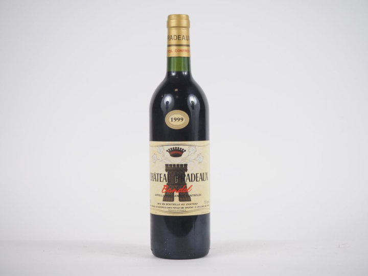 1 BOUTEILLE CHÂTEAU PRADEAUX BANDOL - 1999
