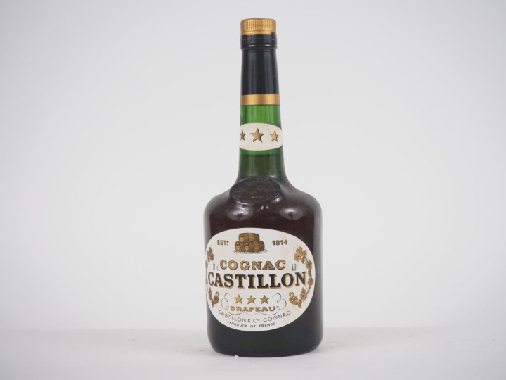 1 BOUTEILLE COGNAC CASTILLON DRAPEAU