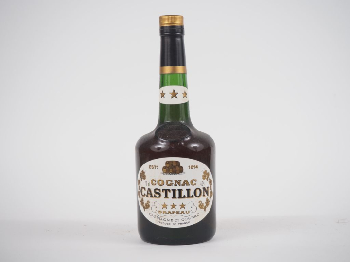 1 BOUTEILLE COGNAC CASTILLON DRAPEAU