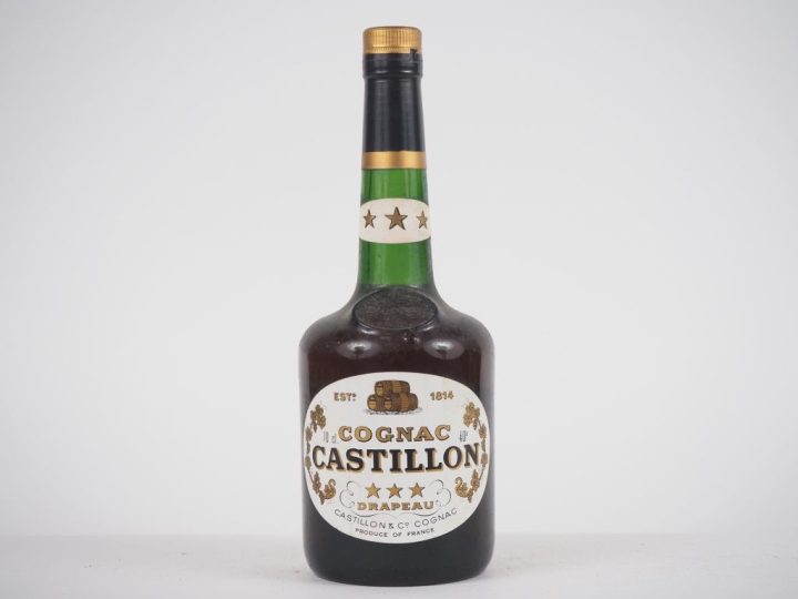 1 BOUTEILLE COGNAC CASTILLON DRAPEAU